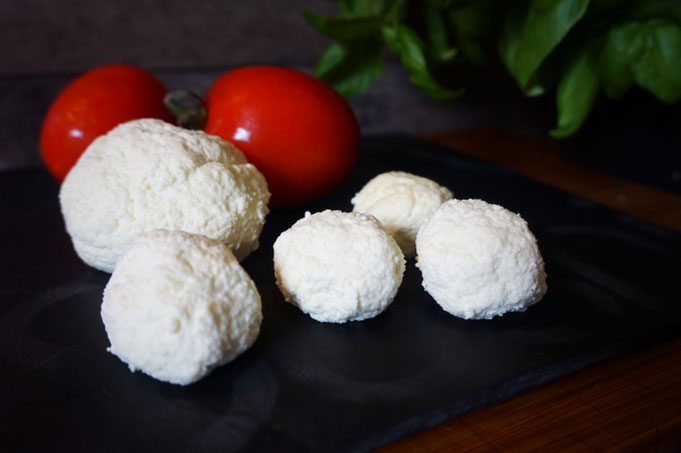 selbstgemachte Mozzarella aus nur 3 Zutaten in Olivenoel