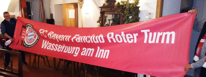 Vorstellung des Banners für die Allianz Arena