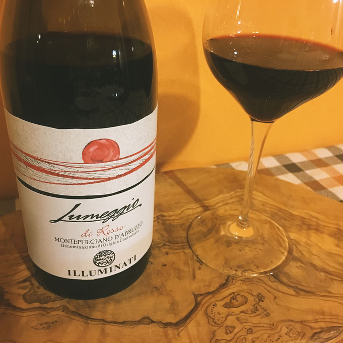 Montepulciano d'Abruzzo 'Lumeggio di rosso' Illuminati 2017