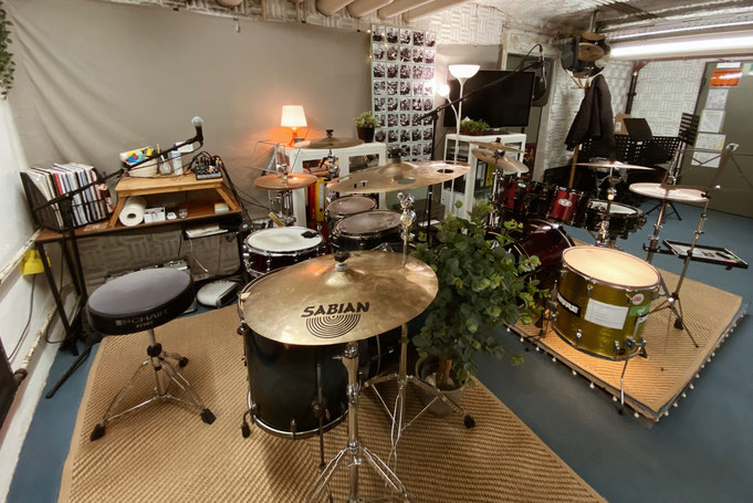 Groovin Sticks Schlagzeugschule Unterrichtsraum