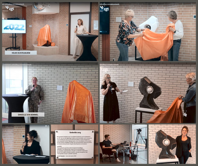 Onthulling Covid monument ZGT Almelo en Hengelo - Corona 2022