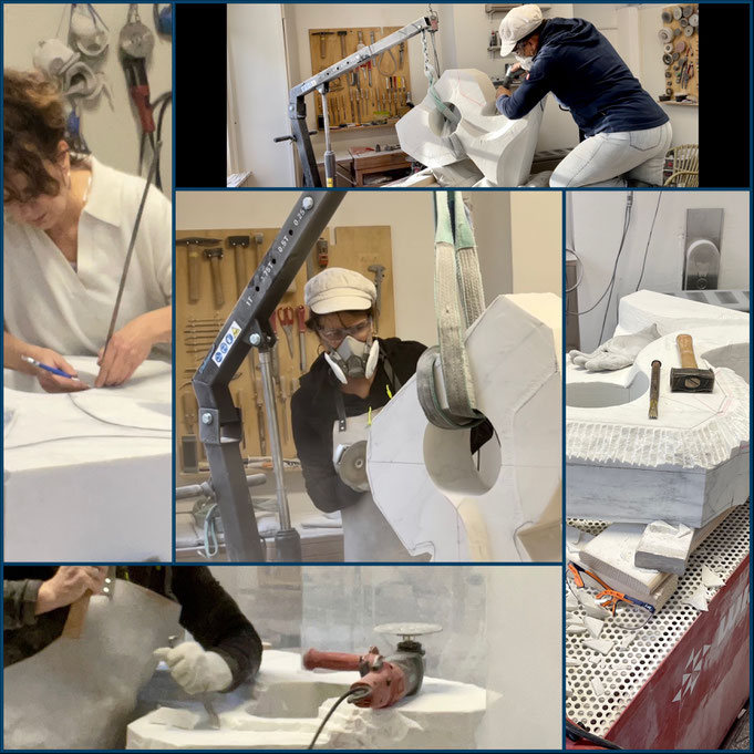 Making Off - Corona monument Covid monument ZGT Almelo en Hengelo 2021- Frieda Waanders