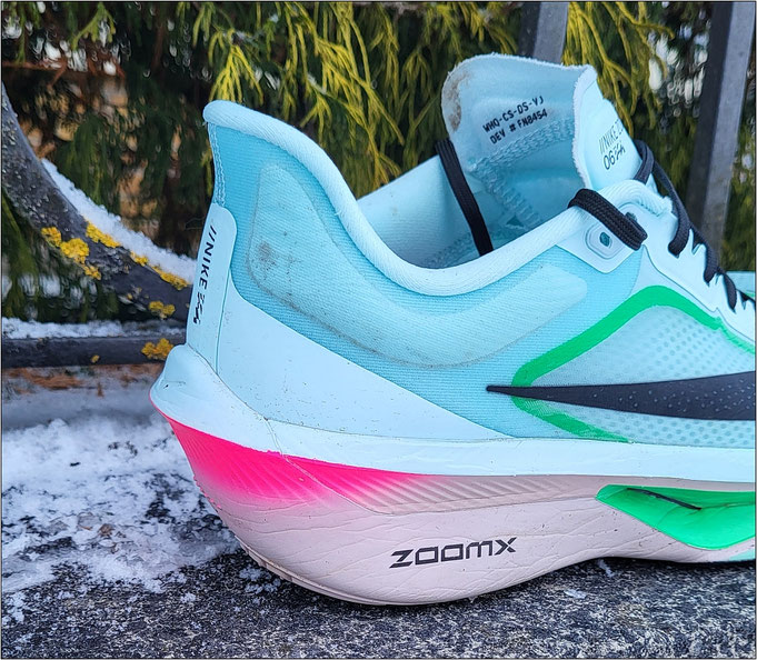 Der ZoomX-Schaumstoff ist besonders weich.