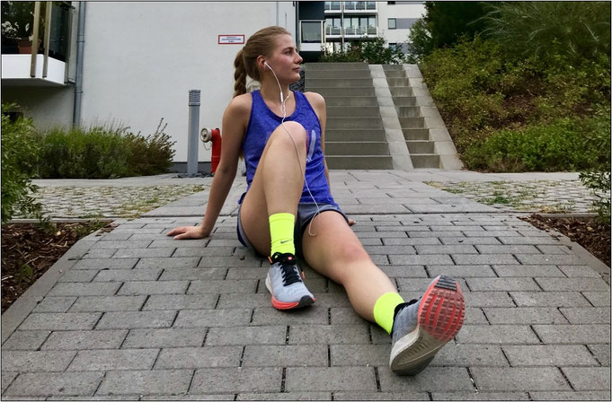 Inna hatte Spaß mit dem Runner.