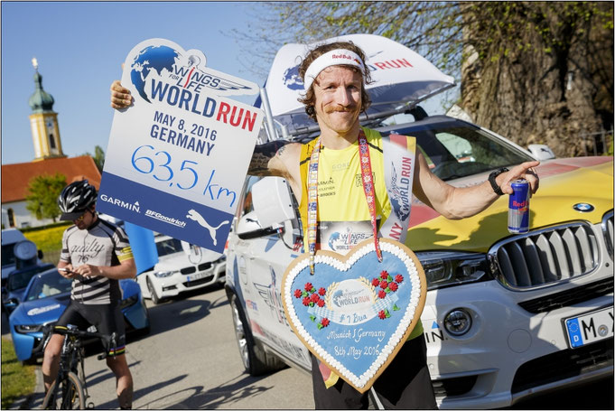 Sieger im Jahr 2016 in München. Bildquelle: Flo Hagena for Wings for Life World Run