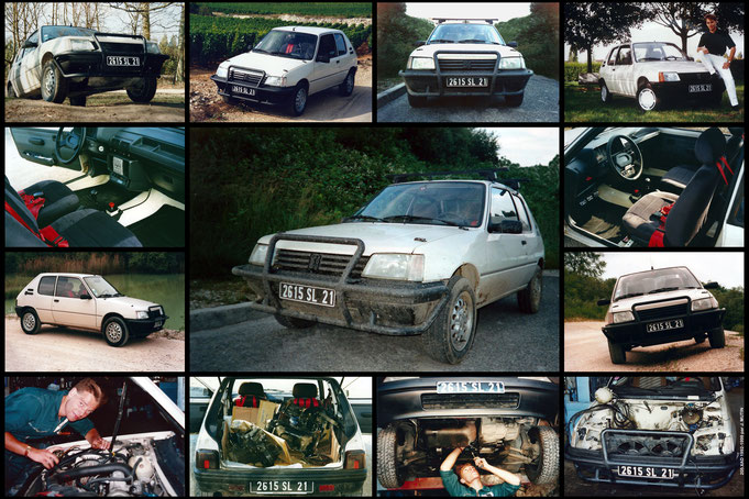 peugeot 205 parebuffle off road rallye raid
