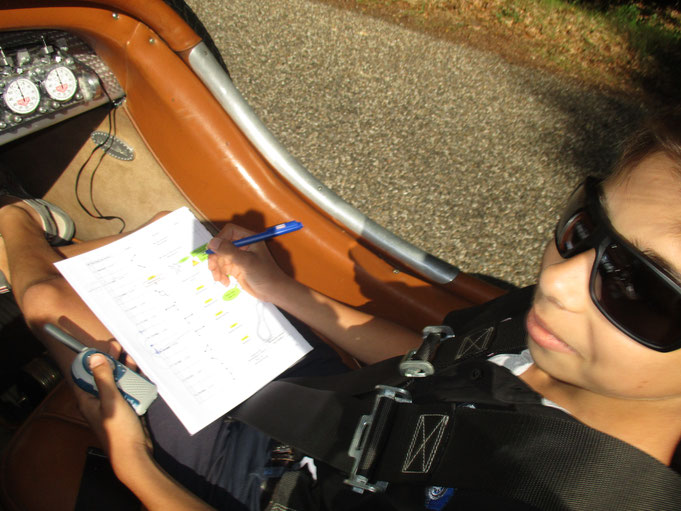 Navigation roadbook VHC Rallye course Acasienne
