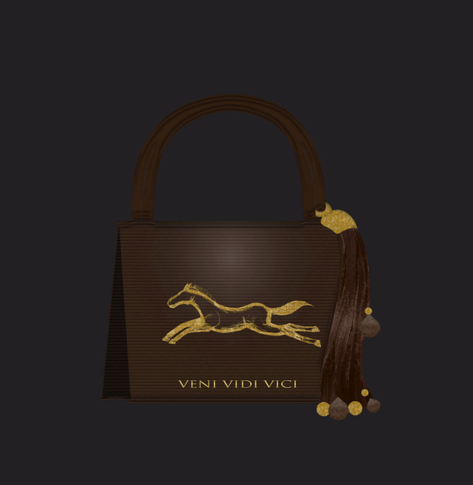 Roland Carlos, " Horses " Women handbag