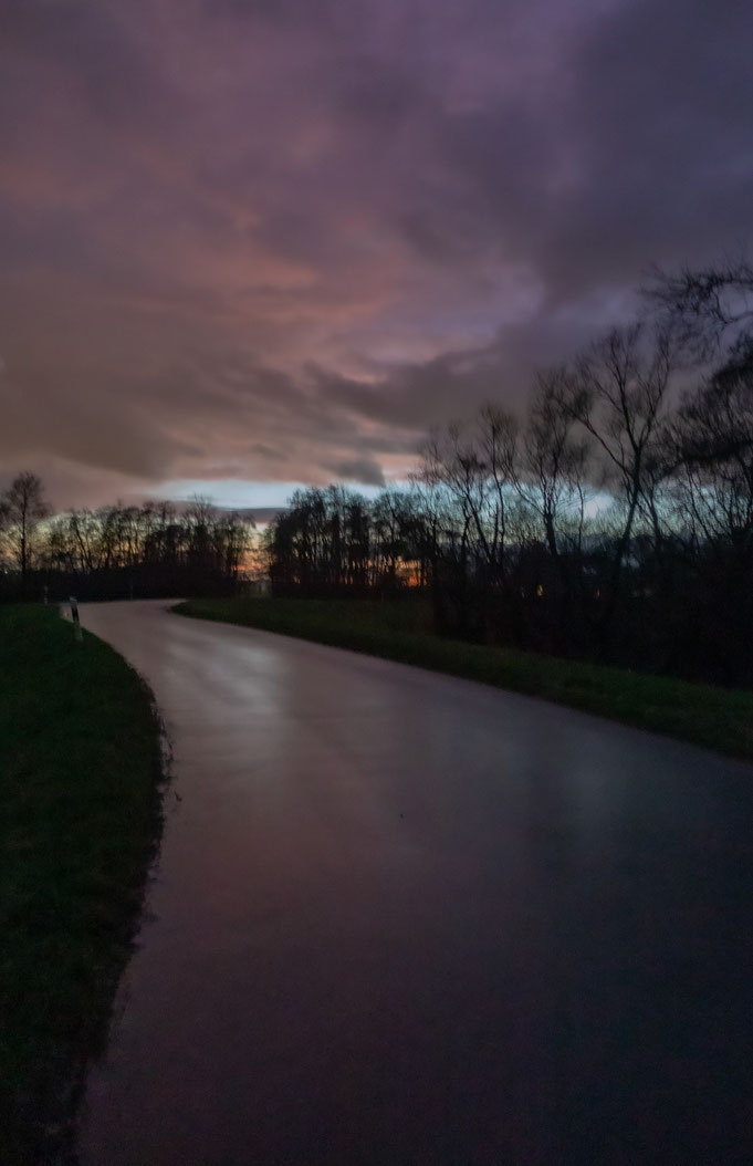 auf dem Deich um 17.00 Uhr  