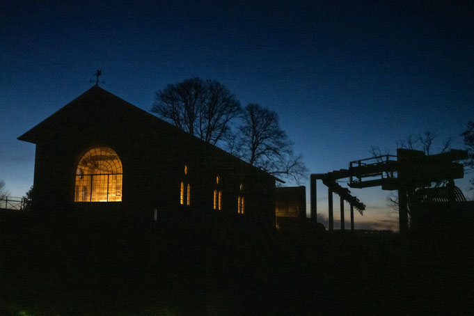das Maschinenhaus des Maschinenfleets auf dem Höftdeich.....