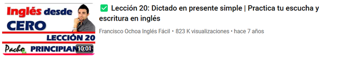 Lección 20: Dictado en presente simple | Practica tu escucha y escritura en inglés