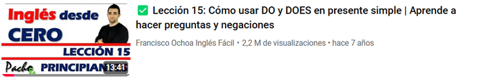 Lección 15: Cómo usar DO y DOES en presente simple |Aprende a hacer preguntas y negociaciones