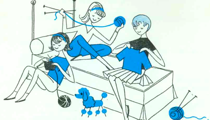 Begin to knit
