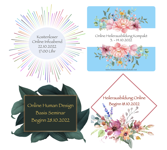 Online Human Design Seminar Beginn 28.10.2022