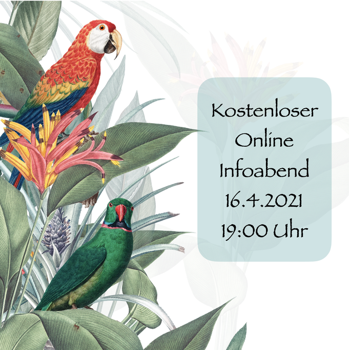 kostenloser online infoabend 19.3.2021, 19:00 Uhr