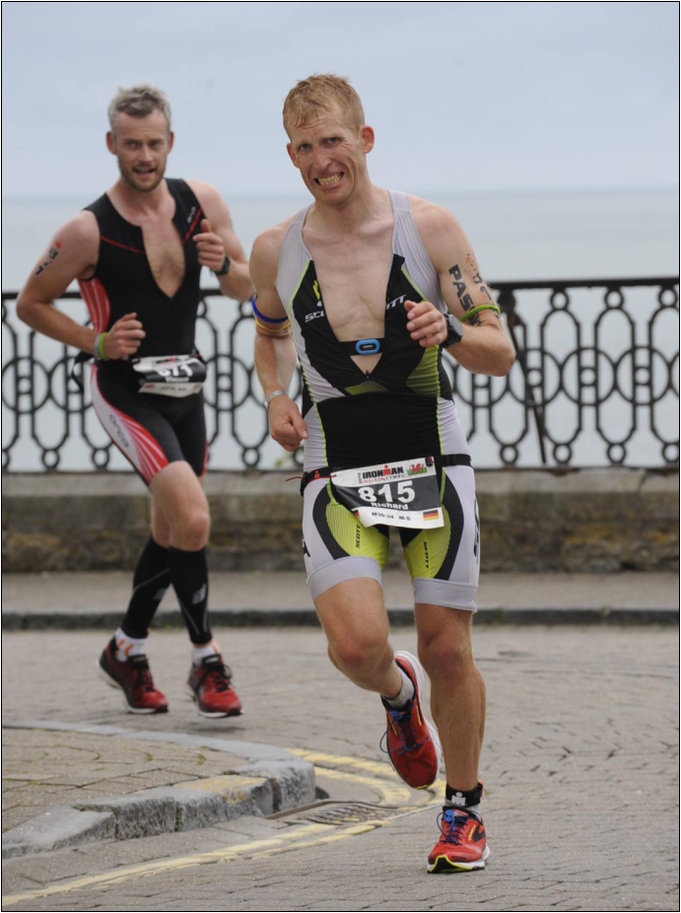 Richie beim Ironman Wales. Bildquelle: Passion for Sports