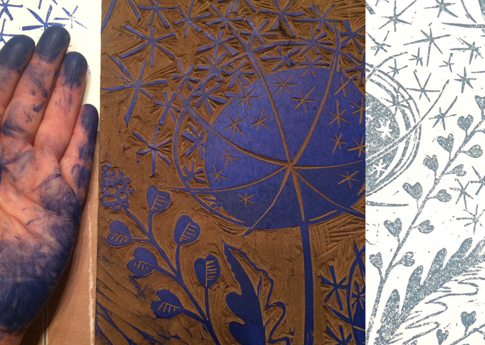 Stefanie Buchheister Anne Hahn sind die beiden Frauen hinter PRINT GARDEN. We are Anne Hahn and Stefanie Buchheister of PRINT GARDEN and specialize in hand printed wall paper and fabrics. 