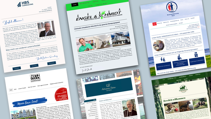 Beispiele Webseiten für Unternehmen in Schleswig-Holstein