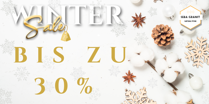 30% Winter Rabatt Natursteinhandel auf Maß
