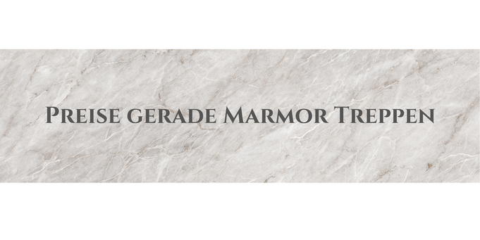 Preise gerade Marmor Treppenstufen