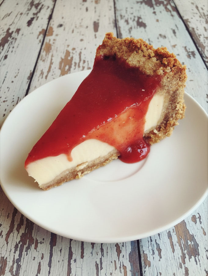 New York Cheesecake vegan, Vanillepudding Kuchen Thermomix, Kuchen mit Erdbeersoße, Kuchen vegan Thermomix