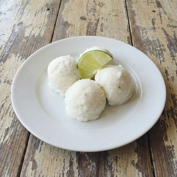 Kokoseis Thermomix, Kokos Limetten Eis Thermomix, Eis Thermomix vegan