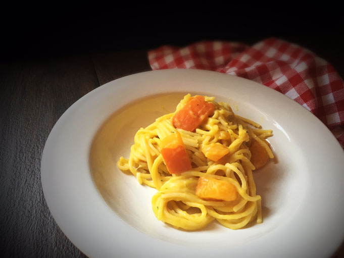 One Pot Pasta Thermomix Kürbis, One Pot Pasta vegan Thermomix Kürbis, One Pot Pasta Kürbis, One Pot Pasta Hokkaido
