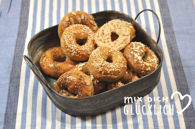 Vollkorn Bagel aus dem Thermomix vegan möglich