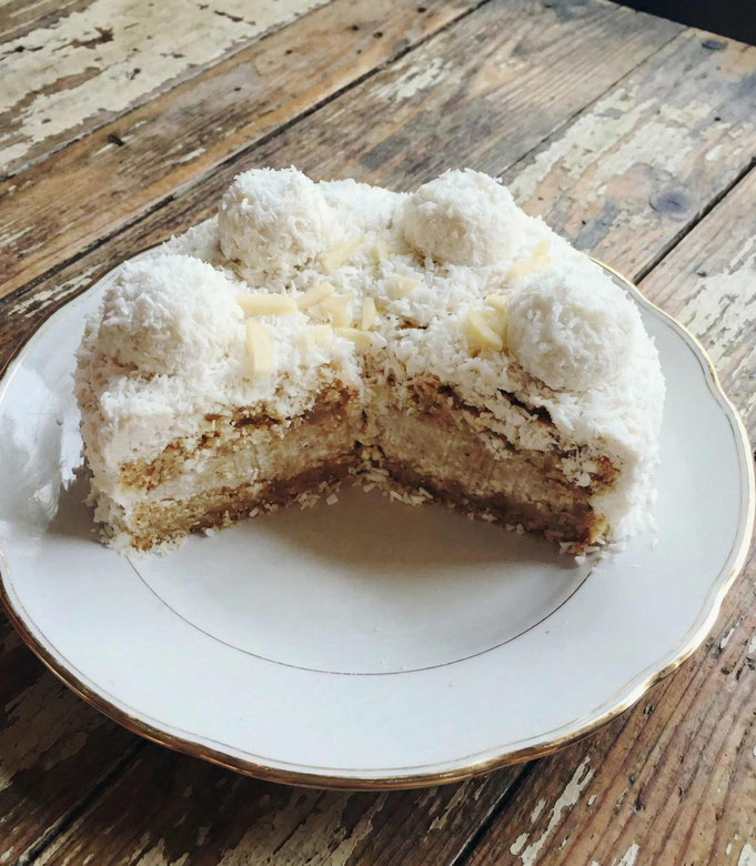 raffaello torte vegan, raffaello torte thermomix, kokos mandel torte vegan, kokos mandel torte thermomix, torte vegan theromix