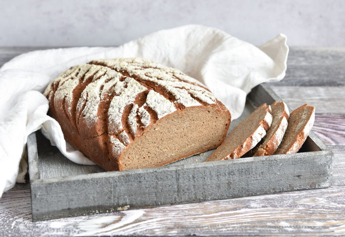 Reines Vollkornbrot mit Sauerteig, Rezept aus dem Buch von Bas Kast Ernährungskompass, Rezept für den Thermomix