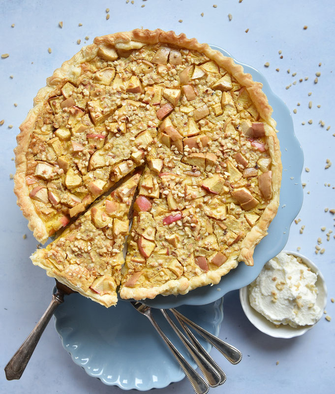 Süße Wähe mit Apfel von Kati, Thermomix, Apfelkuchen