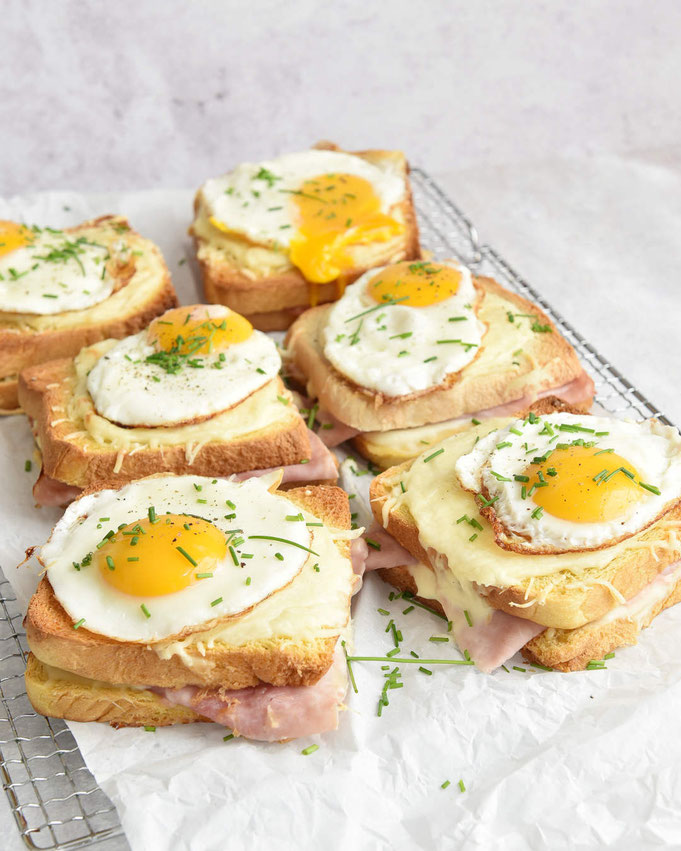 Croque Madame französischer Bistro Klassiker
