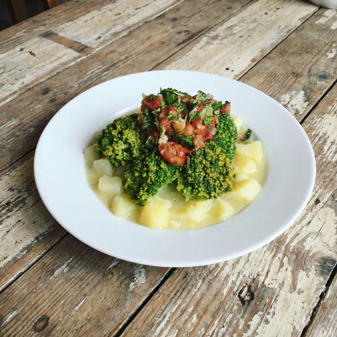 Diät Thermomix, Diät Brokkoli Kartoffeln, vegane Diät, vegan Diät Thermomix, unter 500 kcal Gericht Thermomix