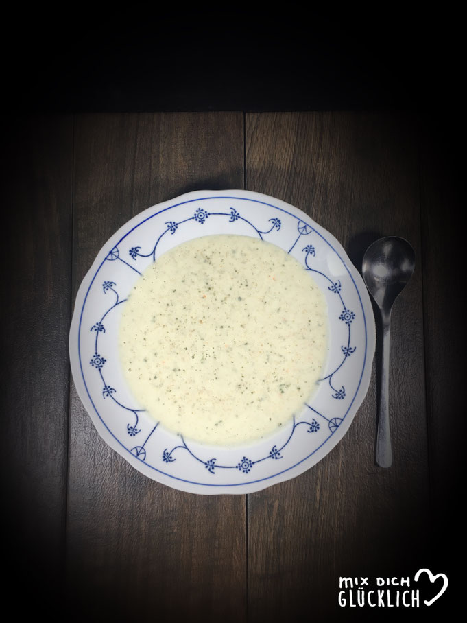 Cremige Grünkernsuppe aus dem Thermomix vegan