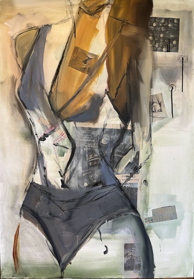GETEILTE HIMMEL, Acryl auf Leinwand,  81 cm * 116 cm, unverkäuflich