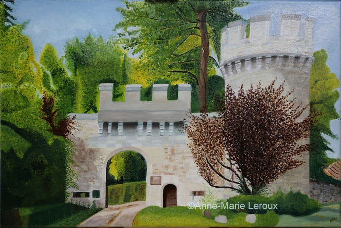Chateau initialement délabré en Auvergne