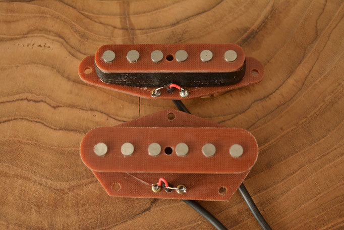 Telecaster guitar pickup pair from Herrick Pickups, hand made in the U.K