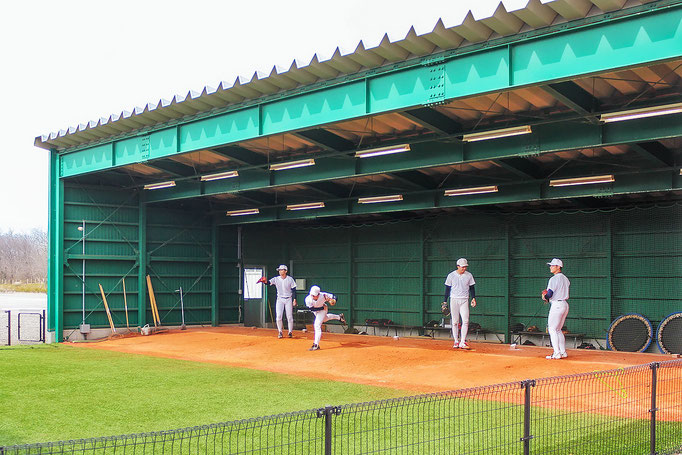 写真 : 新潟医療福祉大学硬式野球部さんの練習風景