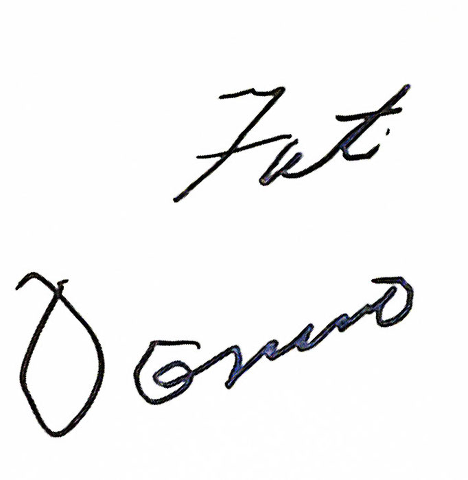 Autograph Fats Domino Autogramm