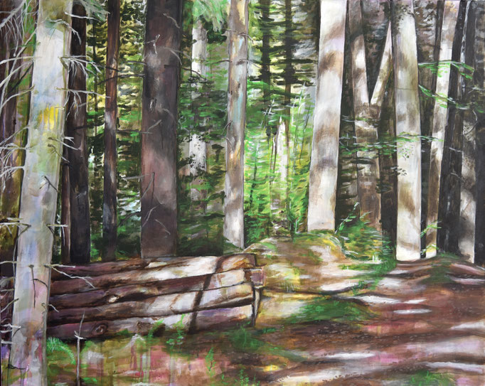 Licht, 100x80, Acryl a. Leinwand, 10/2018