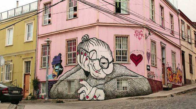Valparaíso voller Kunst