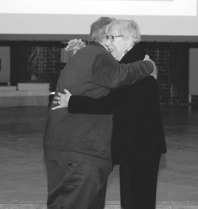 Hermann Pfahler und Ingrid Stahmer bei der Verabschiedung 2019