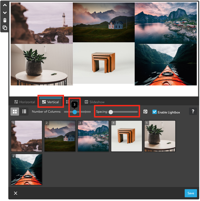 How to display a full-width photogallery bg-primary-light add-5