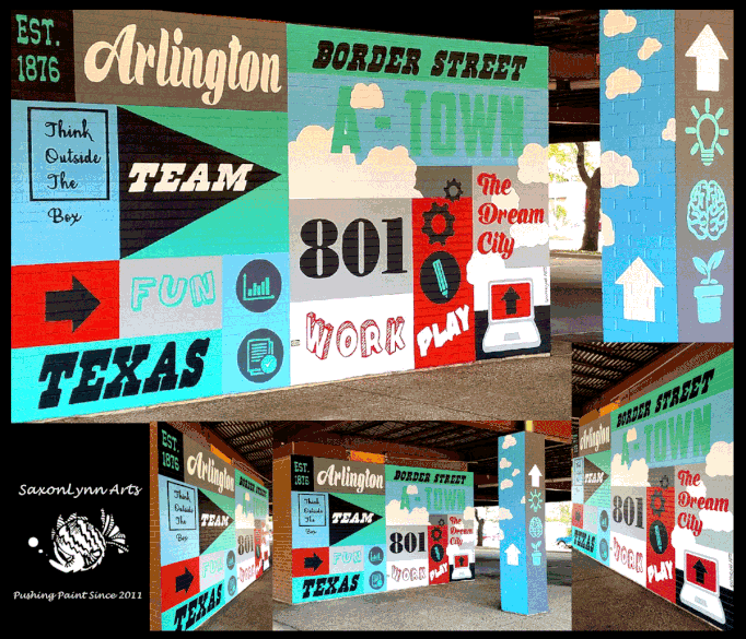 Arlington Office Mural- Inspired by the Historic 6th St Mural