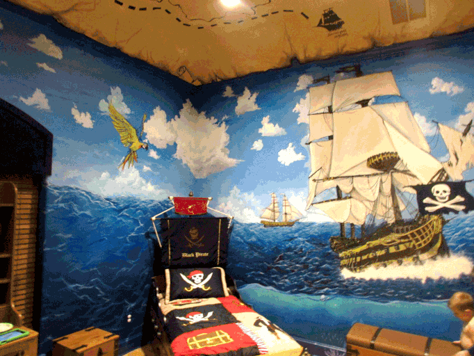  Whole Room Mural Pirate Theme Dallas Texas