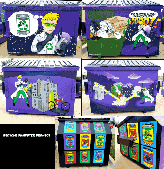 City of Mansfield Tx Recycle Dumpster Project