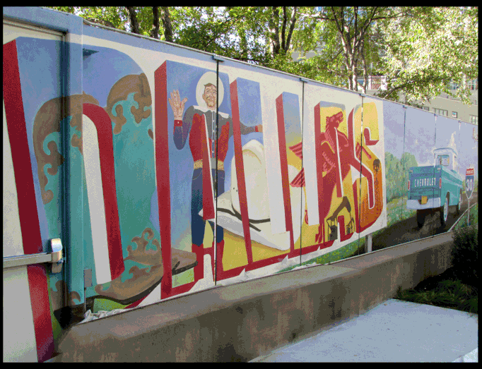 Old Bill Board Mural Dallas Tx