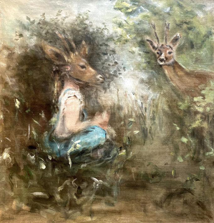 Ich und du 2024 | Öl auf Leinwand