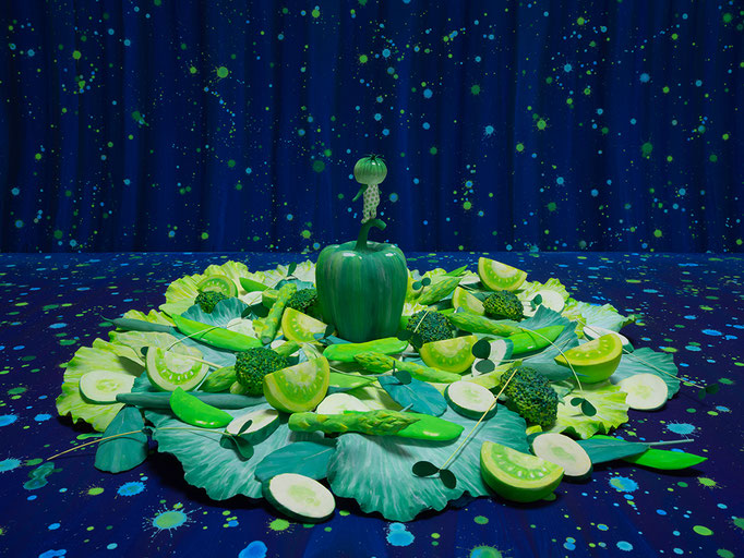 starry salad  52 x 39cm
