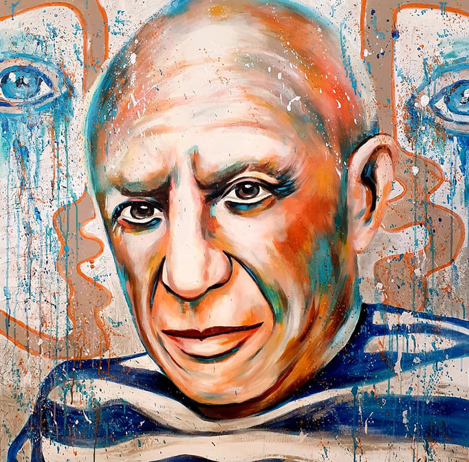 Pablo Picasso....100x100 cm